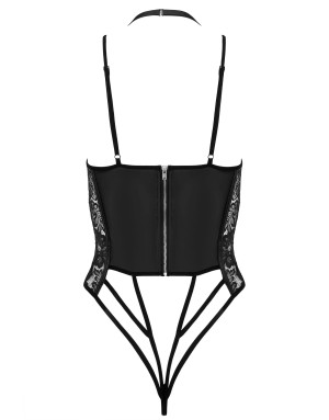Body Noir Wetlook & Dentelle Kotek – Élégance Sensuelle | Kotek