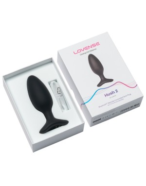 Hush 2 Plug Anal 45 mm Lovense – Luxe Connecté & Plaisir Discret