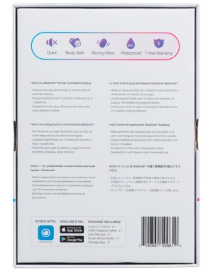 Hush 2 Plug Anal 45 mm Lovense – Luxe Connecté & Plaisir Discret