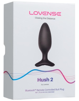Hush 2 Plug Anal 45 mm Lovense – Luxe Connecté & Plaisir Discret