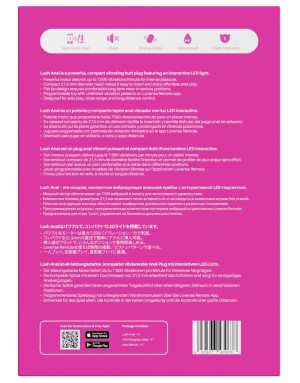 Lush Anal Lovense – Plug Anal Connecté de Luxe & Vibrations Intenses