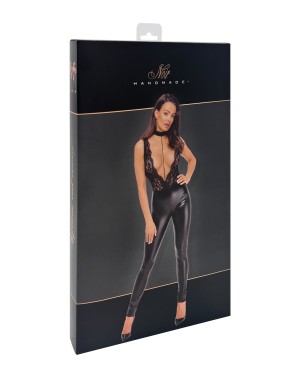 Combinaison collier Libido F298 wetlook et dentelle