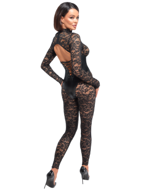 Détails - F299 Combinaison en dentelle Enigma avec corsage sous poitrine