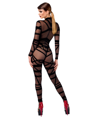 Combinaison floquée Bondesque F357 - Noir Handmade