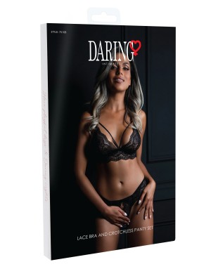 Ensemble Lingerie Soutien-gorge & Culotte Ouverte – Daring Intimates