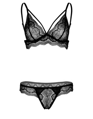 Ensemble Lingerie Soutien-gorge & Culotte Ouverte – Daring Intimates