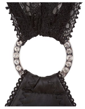 Guêpière Dentelle et Strass – Lingerie de Luxe Abierta Fina