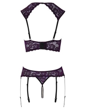 Ensemble Dentelle Fine Noir – Lingerie Sensuelle et Élégante Femme