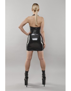 Top Melania Noir PVC – Élégance Sensuelle signée Demoniq