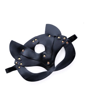 Masque félin en faux cuir Mapalé