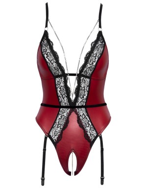Body bordeaux ouvert Abierta Fina – lingerie sensuelle chic