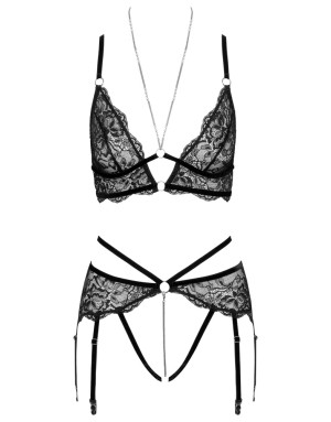 Ensemble sexy chaîne Abierta Fina – lingerie luxe ouverte