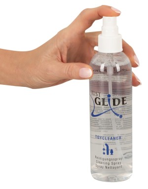 Spray nettoyant sextoys Just Glide – hygiène intime premium