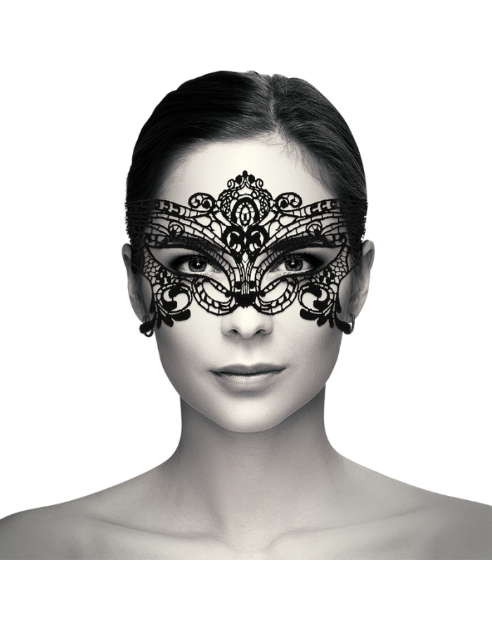 COQUETTE CHIC DESIRE - MASQUE LARGE EN DENTELLE NOIRE