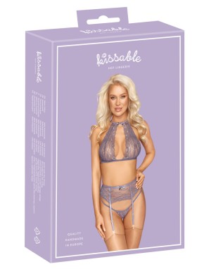 Ensemble body ouvert Renee rouge - Christine