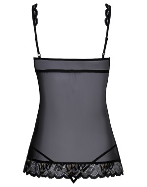 Babydoll Dentelle Effet Transparence & String Sensuel