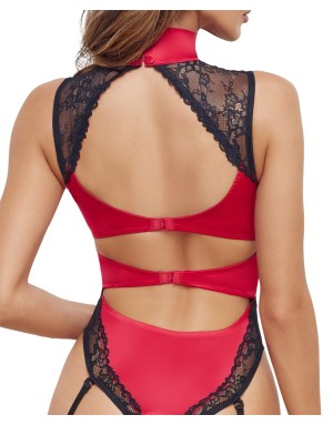 Body ouvert avec porte-jarretelles amovibles – Cottelli LINGERIE