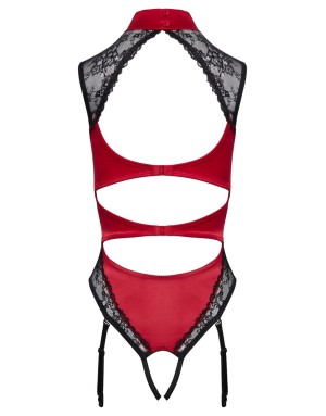 Body ouvert avec porte-jarretelles amovibles – Cottelli LINGERIE