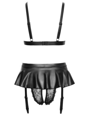 Ensemble jarretelles ouvert Cottelli – Lingerie sexy luxe
