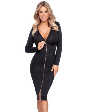 Robe noire à manches longues -  Cotelly Party