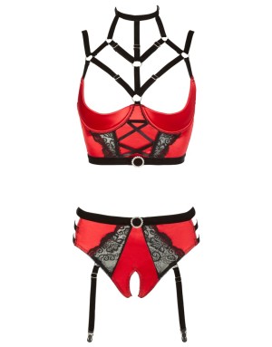 Ensemble Bustier et Culotte Sensuel Abierta Fina