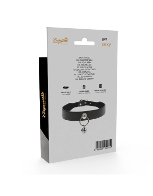 COQUETTE CHIC DESIRE - Collier cuir vegan femme accessoire hochet/cerceau