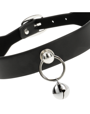 COQUETTE CHIC DESIRE - Collier cuir vegan femme accessoire hochet/cerceau