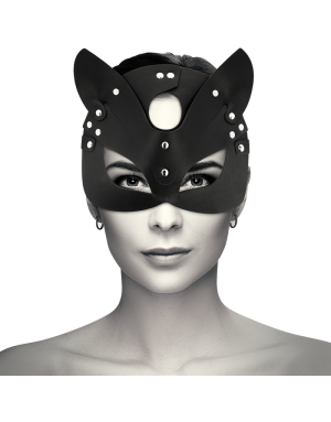COQUETTE CHIC DESIRE - MASQUE EN CUIR VEGAN AVEC OREILLES DE CHAT