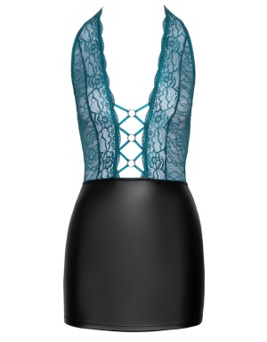 Robe dentelle turquoise sexy Cottelli Lingerie