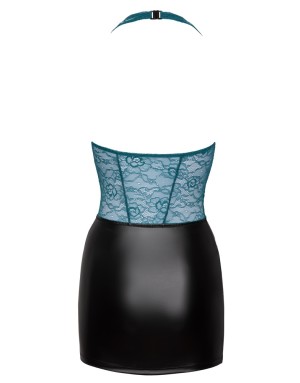 Robe dentelle turquoise sexy Cottelli Lingerie