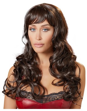 Perruque Brune aux cheveux longs