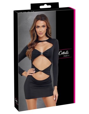 Robe courte sexy Cottelli Party noire – Glamour & séduction