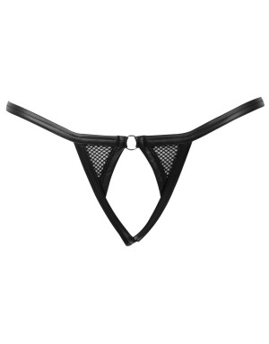 Cottelli BONDAGE – Ensemble résille noire chaînes argentées