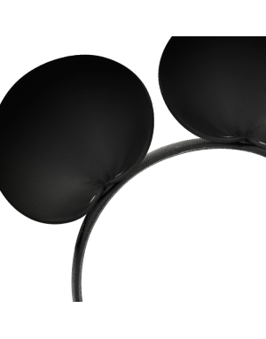Serre-tête oreilles de souris en cuir vegan Coquette Chic