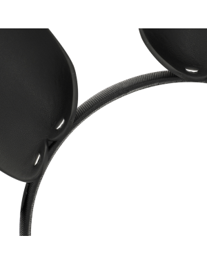 Serre-tête oreilles de lapin en cuir vegan Coquette Chic