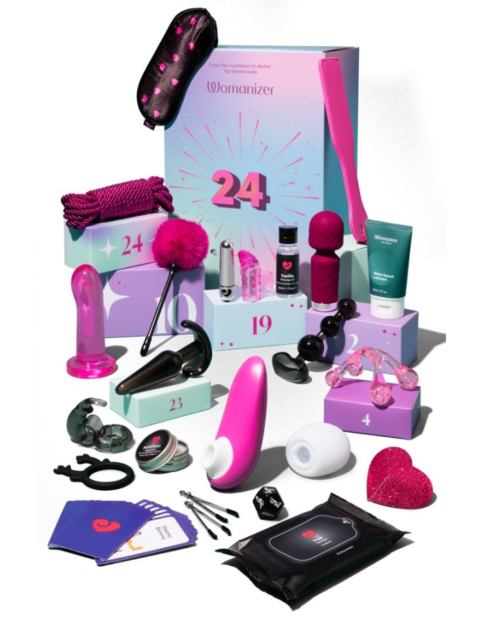 Calendrier de l'Avent érotique avec sextoys et accessoires sensuels Magic Shiver