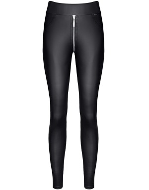 Leggings wetlook Maddalena Demoniq – Noir zippé ultra sexy shop.sexturyproduction.com