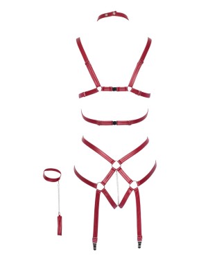 Body en look bondage avec chaîne amovible Bad kitty