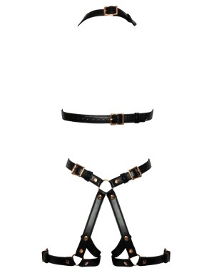 Harnais cuir Bad kitty