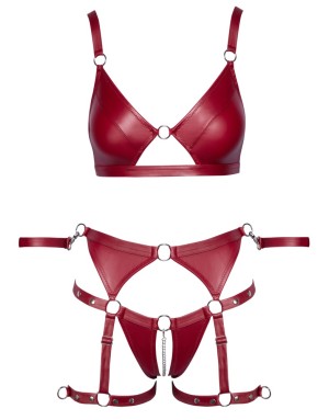 Ensemble Rouge effet cuir Cottelli BONDAGECottelli BONDAGE