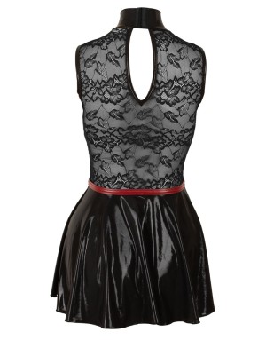 Robe courte effet wetlook et dentelle Cottelli PARTY