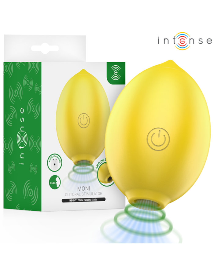 INTENSE - MONI STIMULATEUR DE SUCCION CLITORIELLE LEMON
