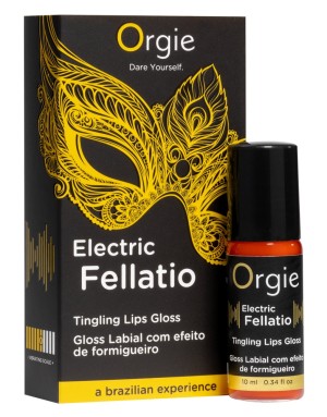 Electric fellatio brillant à lèvres vibrant 10 ml Orgie