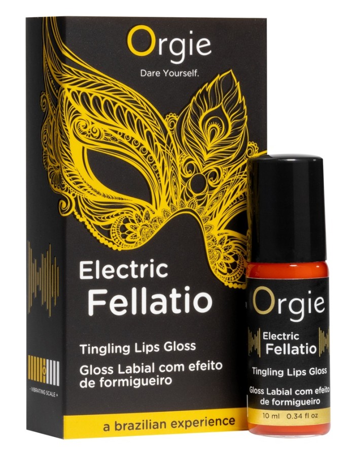 Electric fellatio brillant à lèvres vibrant 10 ml Orgie