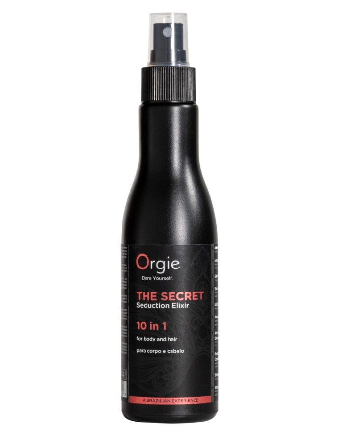 ORGIE – Élixir Hydratant Corps et Cheveux aux Phéromones 10 en 1 – 200 ml