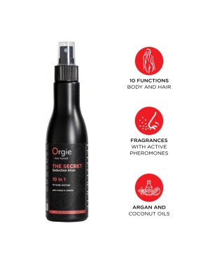 ORGIE – Élixir Hydratant Corps et Cheveux aux Phéromones 10 en 1 – 200 ml