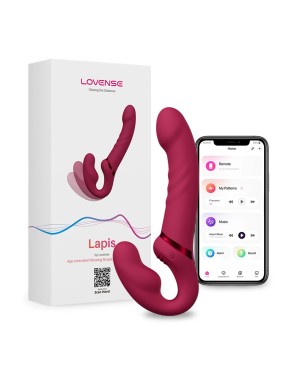 Strap-On Lapis Lovense – Plaisir Connecté et Vibrations Sensuelles