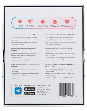 Lush 3 Lovense : Œuf Vibrant Luxueux et Silencieux