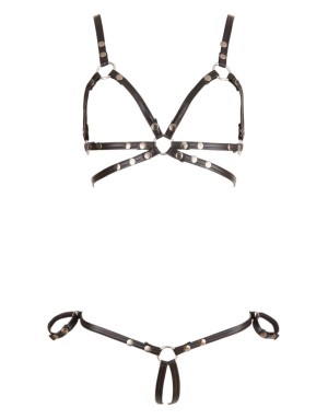 Bikini Bondage Ouvert avec Menottes – Lingerie Sexy Cottelli