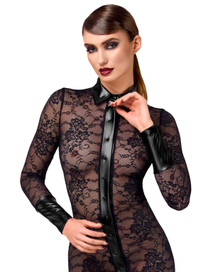 Robe fourreau Noirelle F376 – Élégance Sensuelle signée Noir Handmade